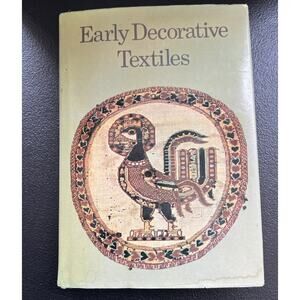 Early Decorative Textiles, W. Fritz Volbach 71 Plates In Full Color 1969